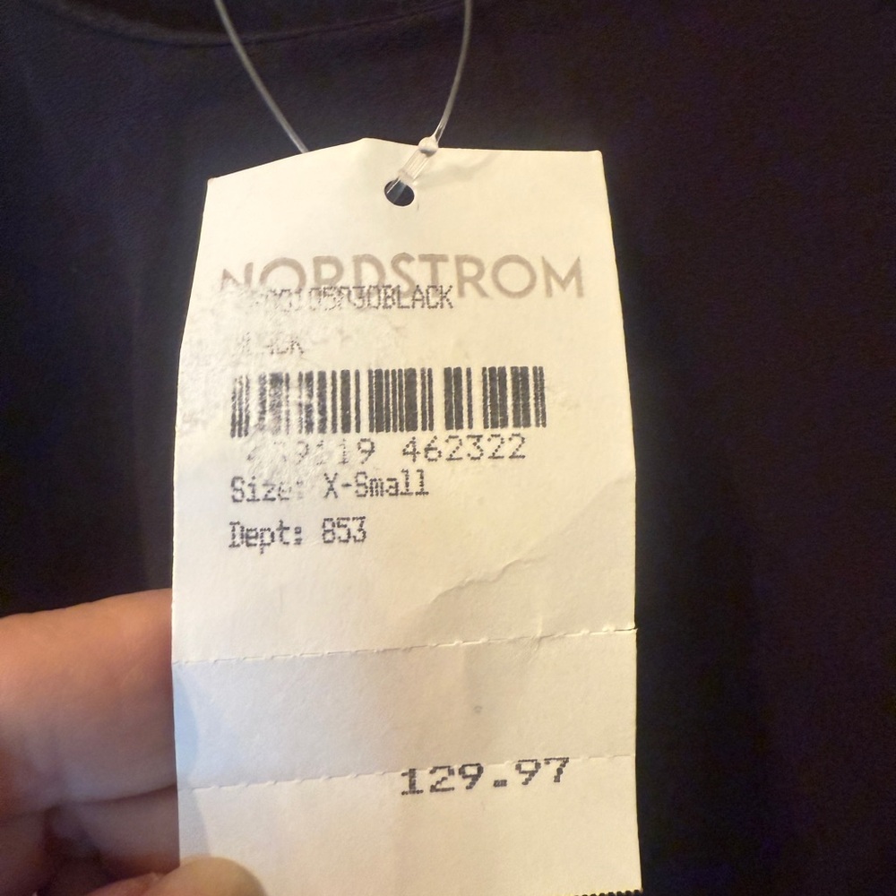Haute Hippie NWT off shoulder black ruffle blouse. Nordstrom ex sm /sm reg $345 - Picture 10 of 10